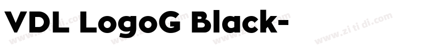 VDL LogoG Black字体转换 VDL LogoG Black字体转换